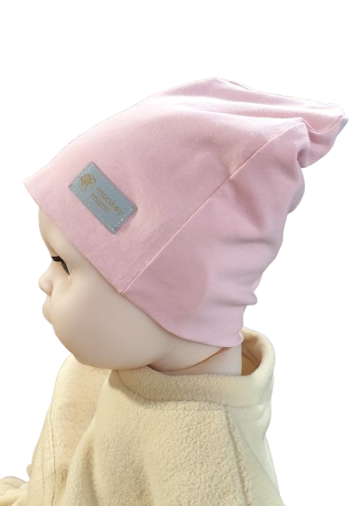 Čiapka Monkey Mum® - Svetloružová