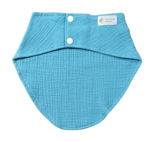 Mušelínový slintáčik Monkey Mum® - Mentolka