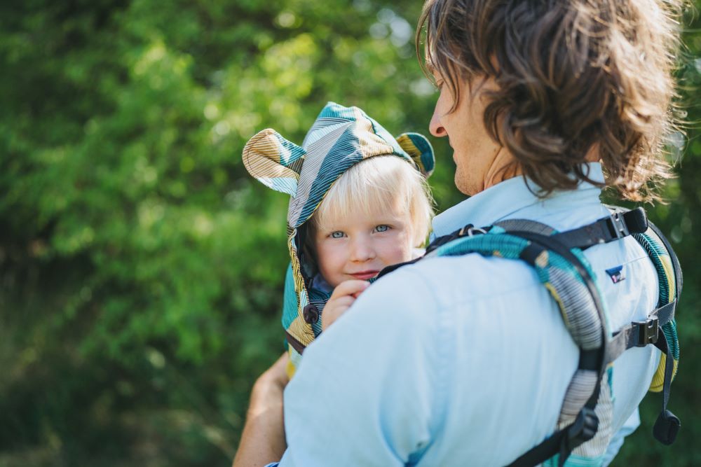 Monkey Mum® Ergonomické rastúce nosidlo Carrie - Pôvab geometrie