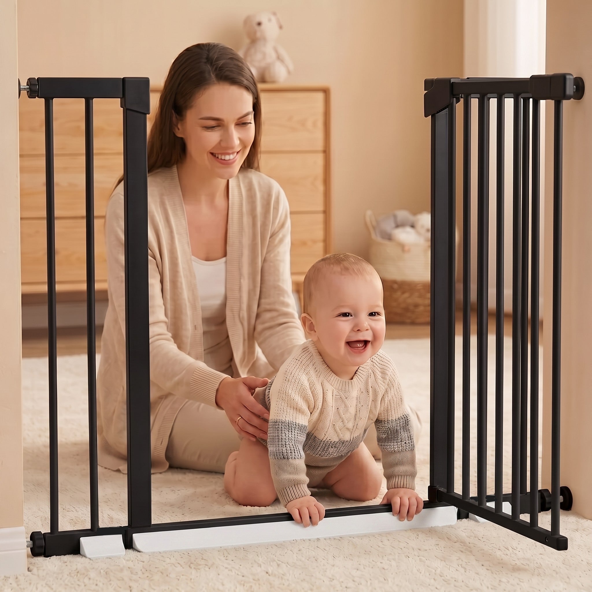 Bezpečnostná zábrana Monkey Mum® – Čierna