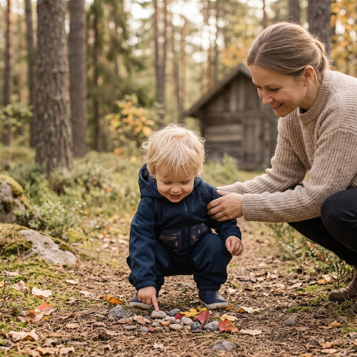 Monkey Mum® Softshellová kombinéza s membránou – Obloha dinosaurov - veľ. 98/104, 110/116