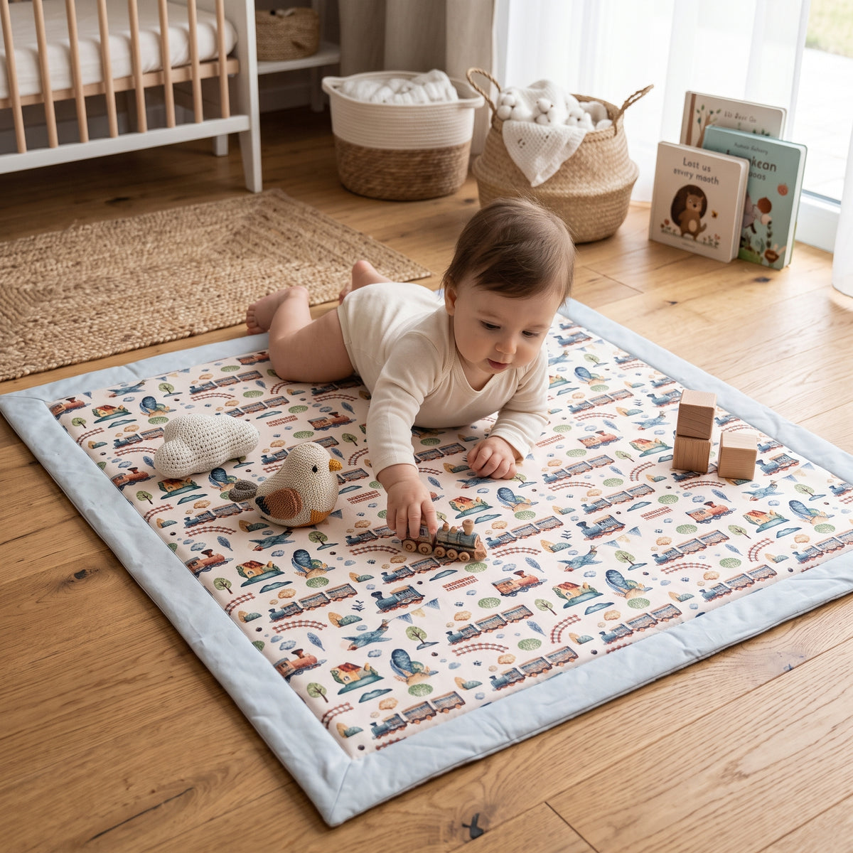 Hracia deka Monkey Mum® - Vláčik