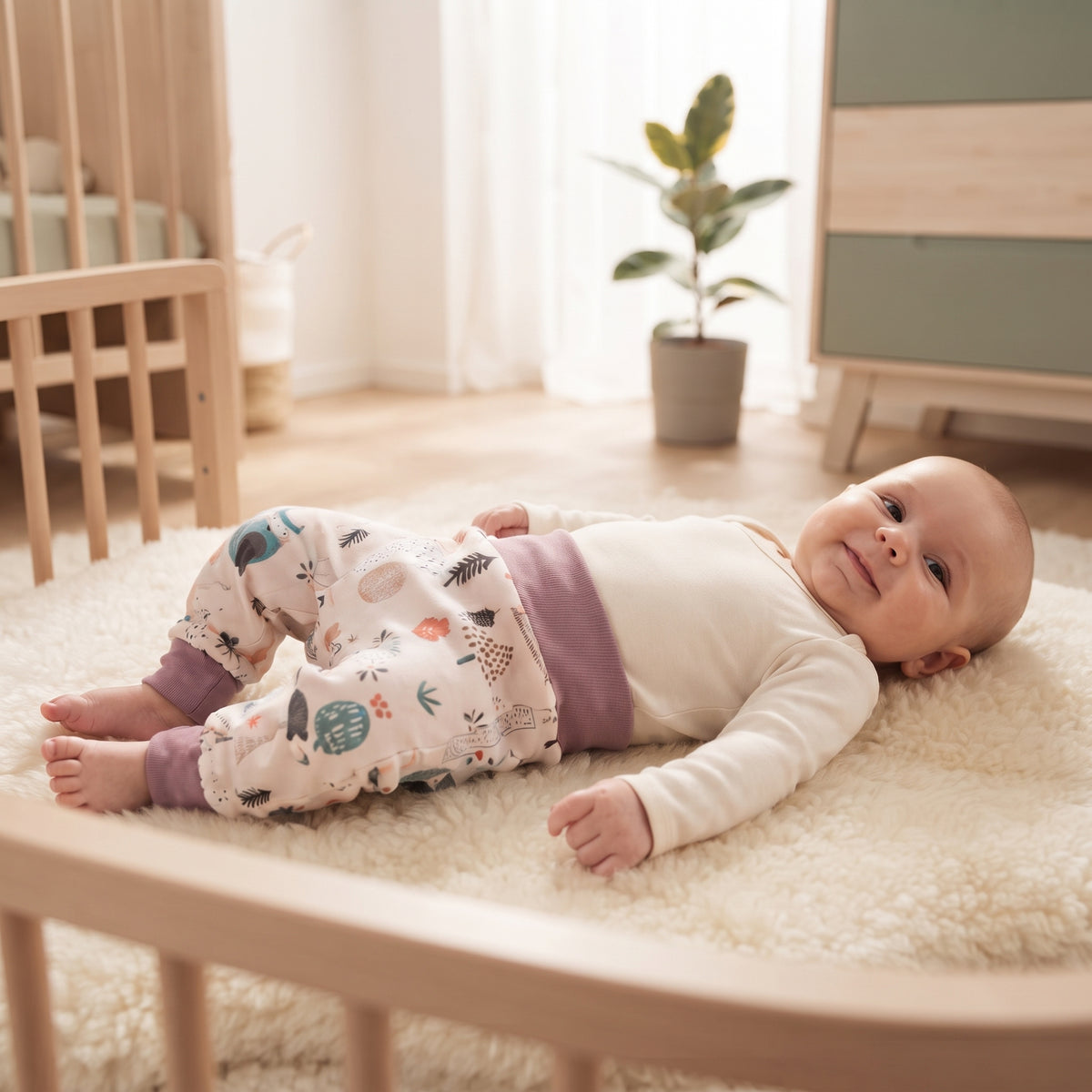Detské softshellové nohavice s membránou Monkey Mum® - Denné zvieratká