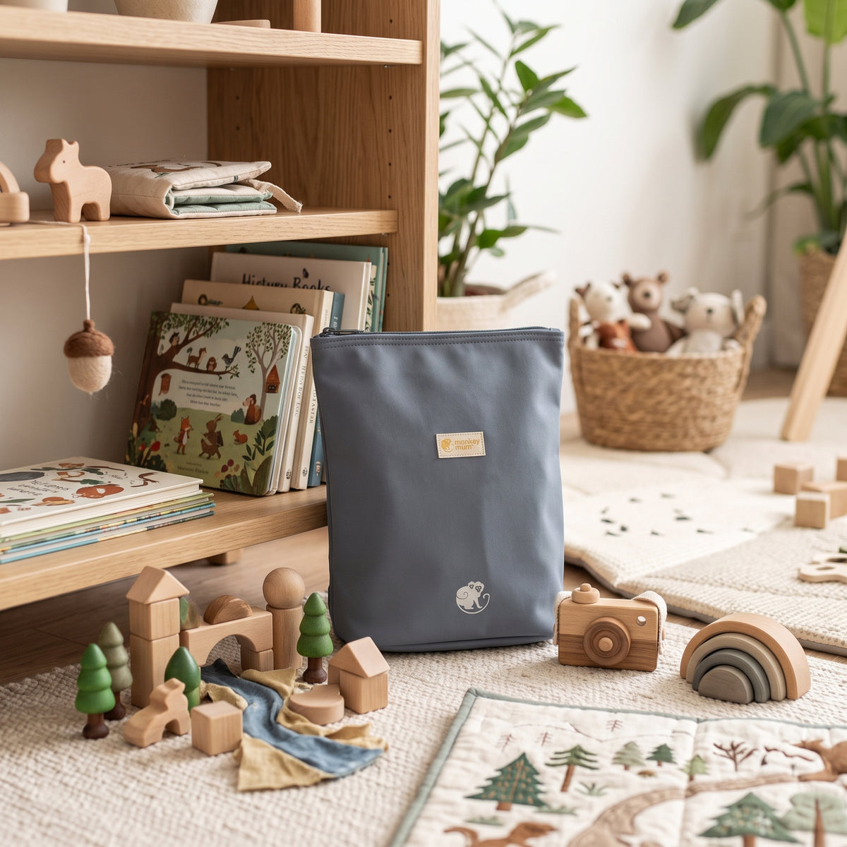 Detský softshellový batôžtek Monkey Mum® - Tajuplný výlet