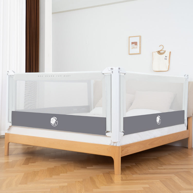 Zábrana na posteľ Monkey Mum® Popular - svetlosivá
