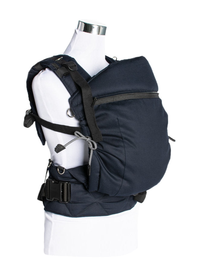 Monkey Mum® Ergonomické rastúce nosidlo Carrie - Strieborná tma