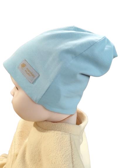 Čiapka Monkey Mum® - Svetlomodrá