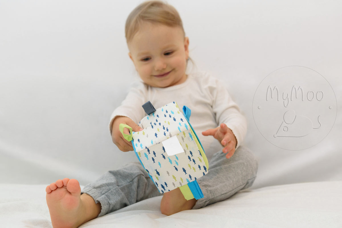 MyMoo Úchopová kocka Busy cube - Rybičky