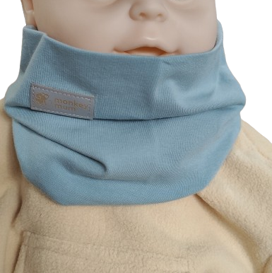 Nákrčník Monkey Mum® - Svetlomodrý