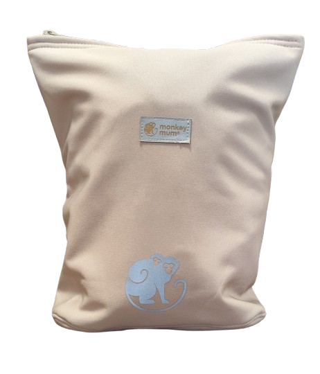 Detský softshellový batôžtek Monkey Mum® - Béžový