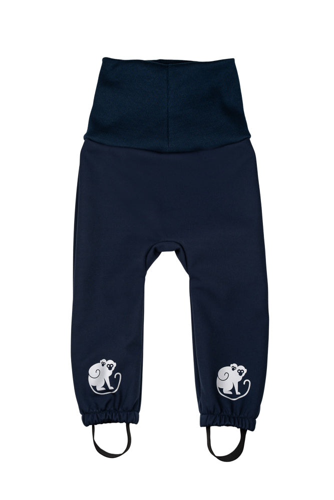 Detské rastúce softshellové nohavice s membránou Monkey Mum® - Nočná obloha