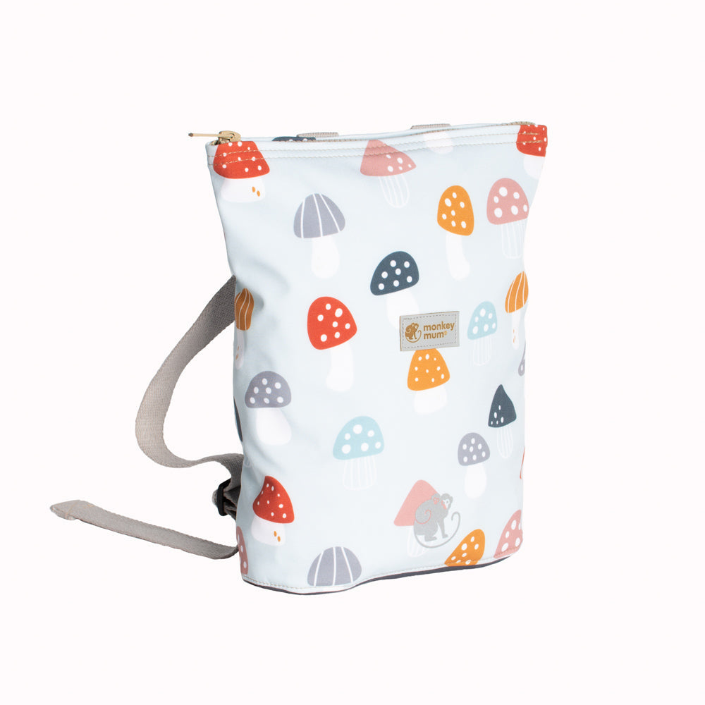 Detský softshellový batôžtek Monkey Mum® - Pestrofarebné muchotrávky