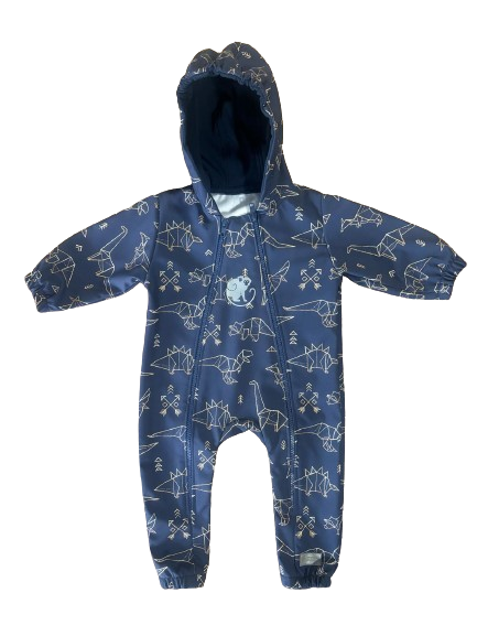 Monkey Mum® Softshellová kombinéza s membránou –Súhvezdie dinosaurov - veľ. 62/68, 74/80