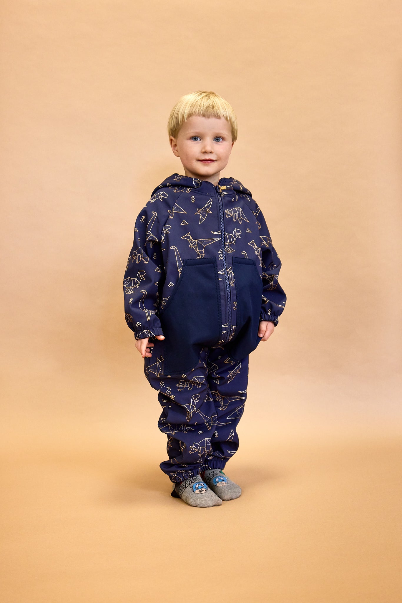 Monkey Mum® Detská zimná softshellová kombinéza s barančekom - Vínová Červená čiapočka - vel. 62/68, 74/80