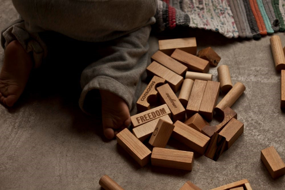 Wooden Story Kocky v drevenej krabičke - 30 ks - Prírodné
