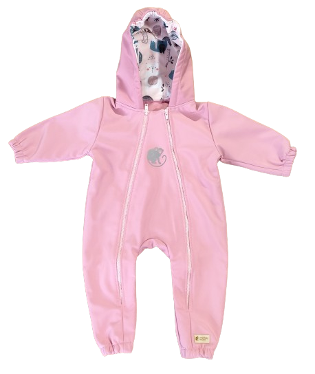 Monkey Mum® Softshellová kombinéza s membránou –Cukrové zvieratká - veľ. 62/68, 74/80
