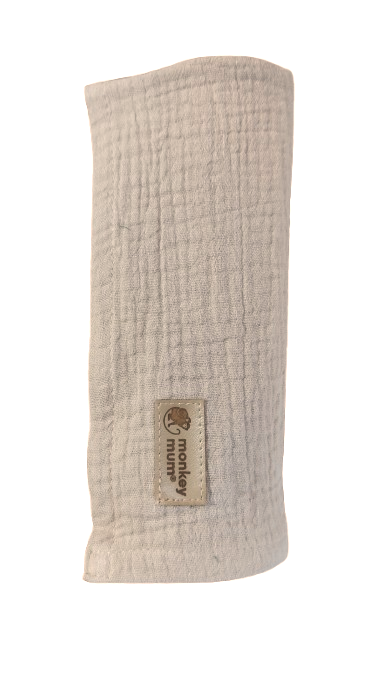 Mušelínová plienka Monkey Mum® - Béžová