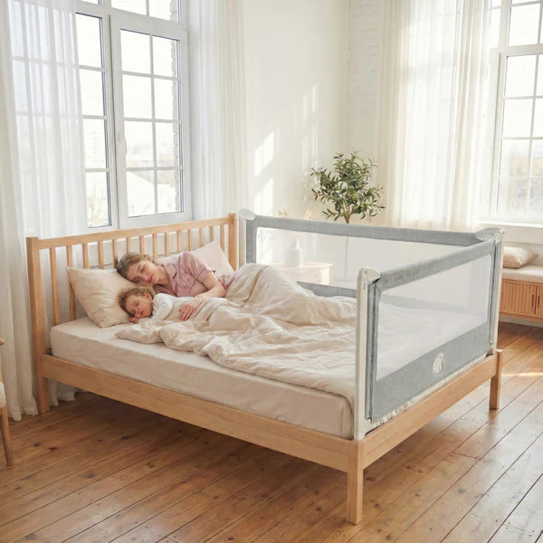 Plachta na zábranu na postel Monkey Mum® Popular - Tmavě šedá