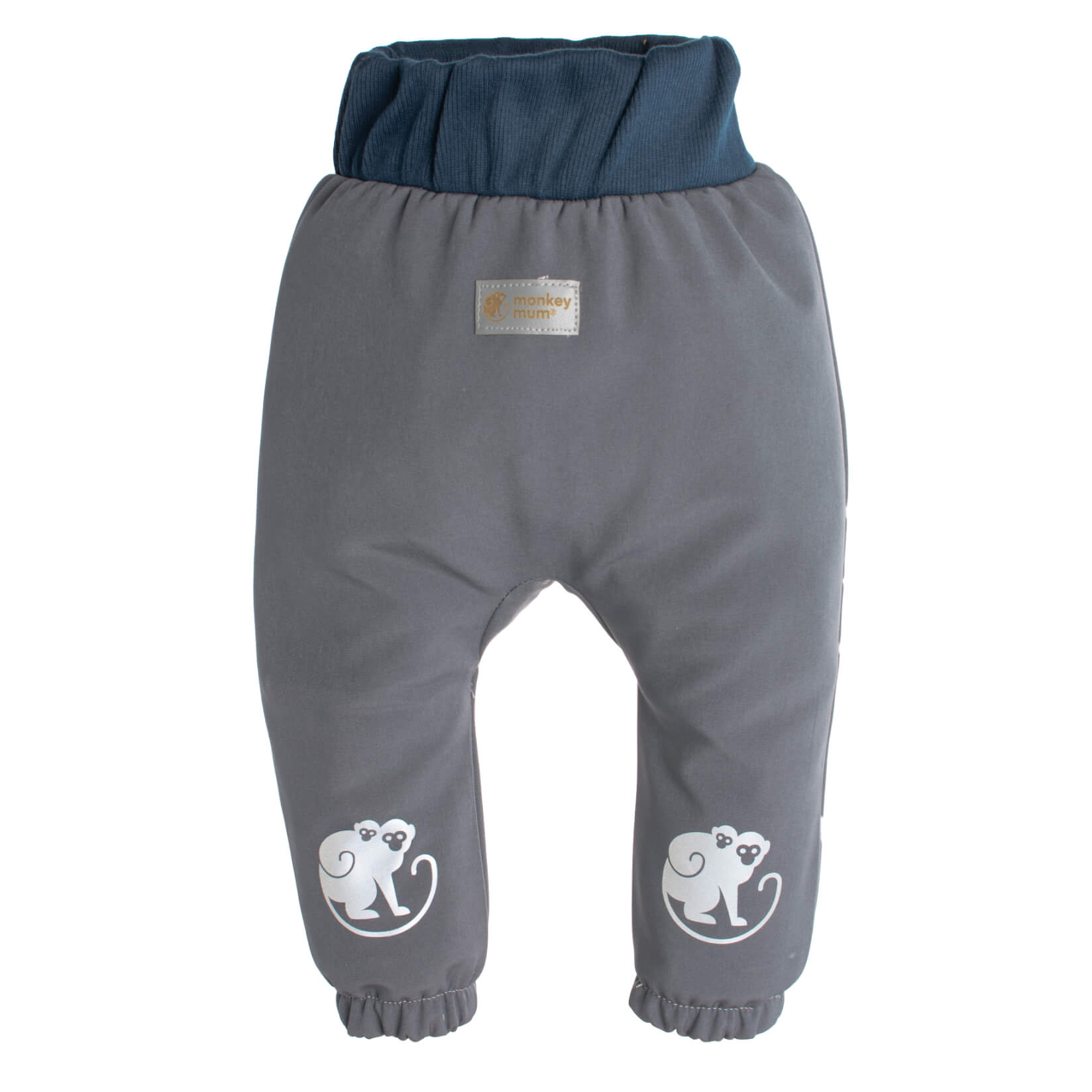 Detské softshellové nohavice s membránou Monkey Mum® - Tajomný výlet