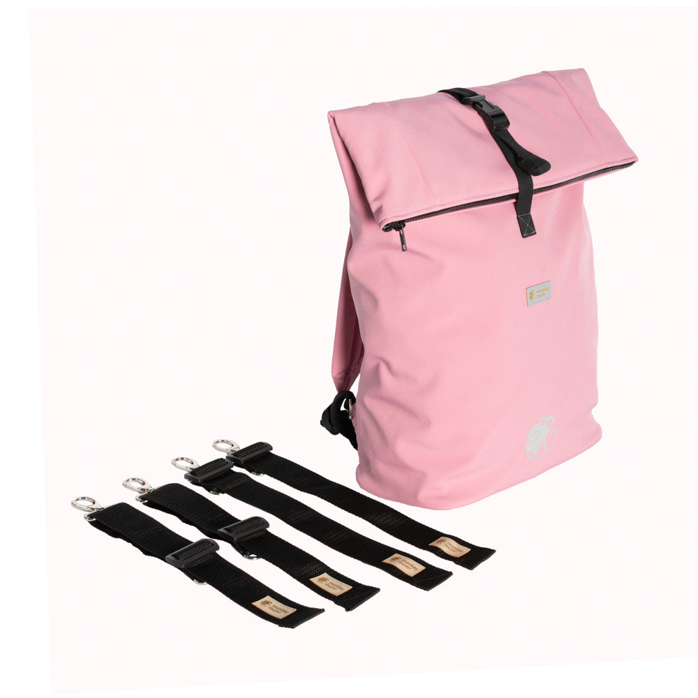 Monkey Mum® Integrovaný softshellový batoh k nosiču Carrie - Cukrová vata