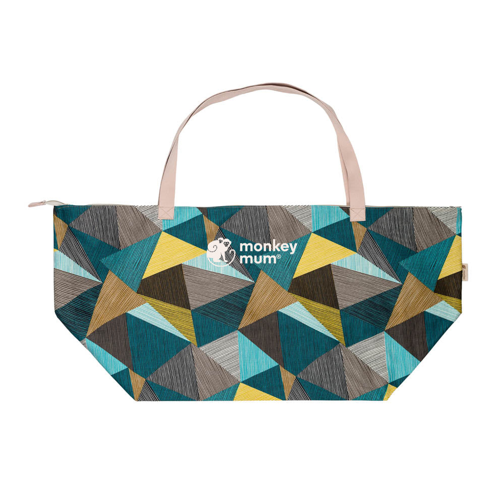 Monkey Mum® Cestovná látková taška na doplnky Carrie - Pôvab geometrie