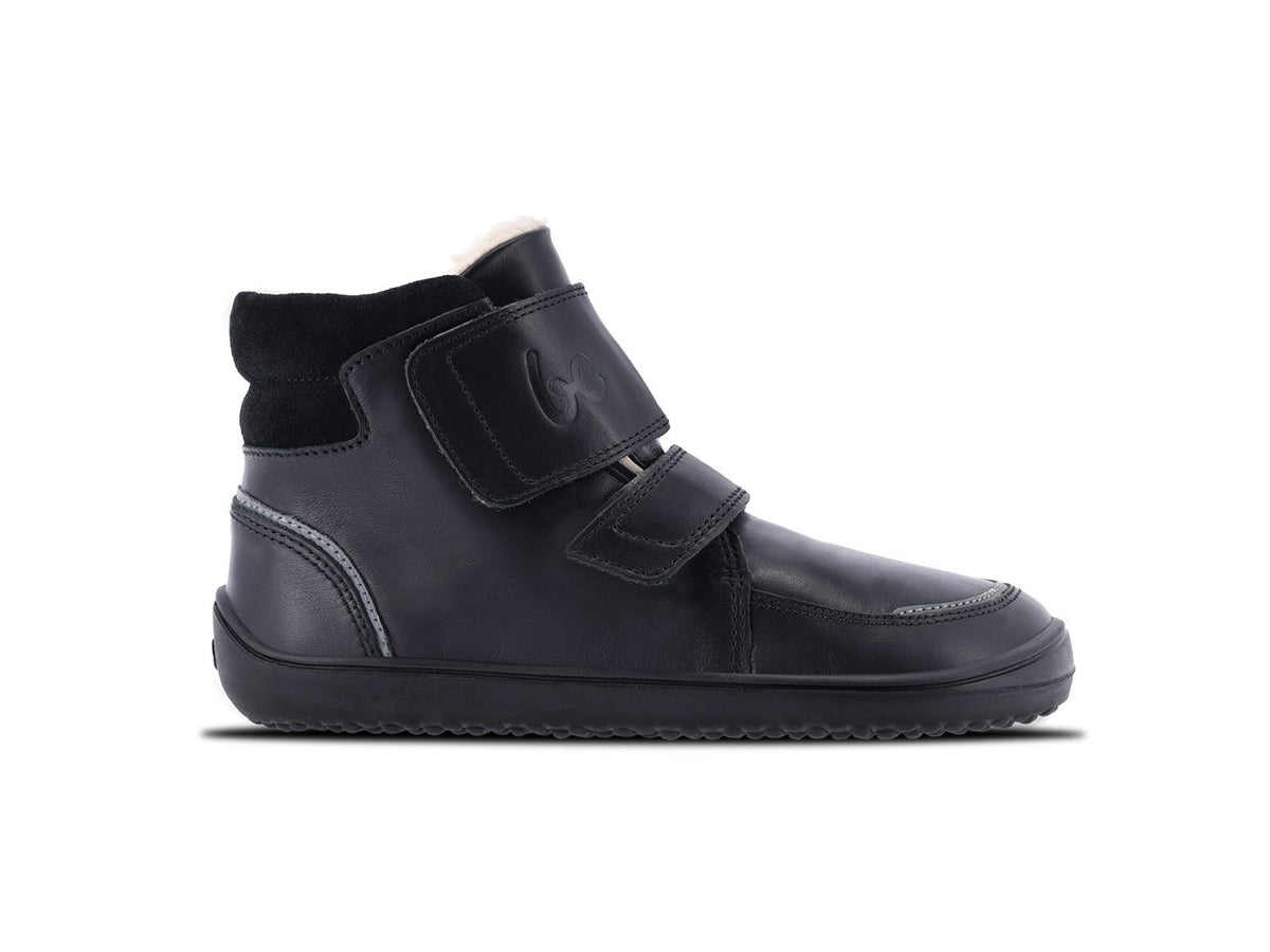 Be Lenka Detské zimné barefoot topánky Panda 2.0 - All Black