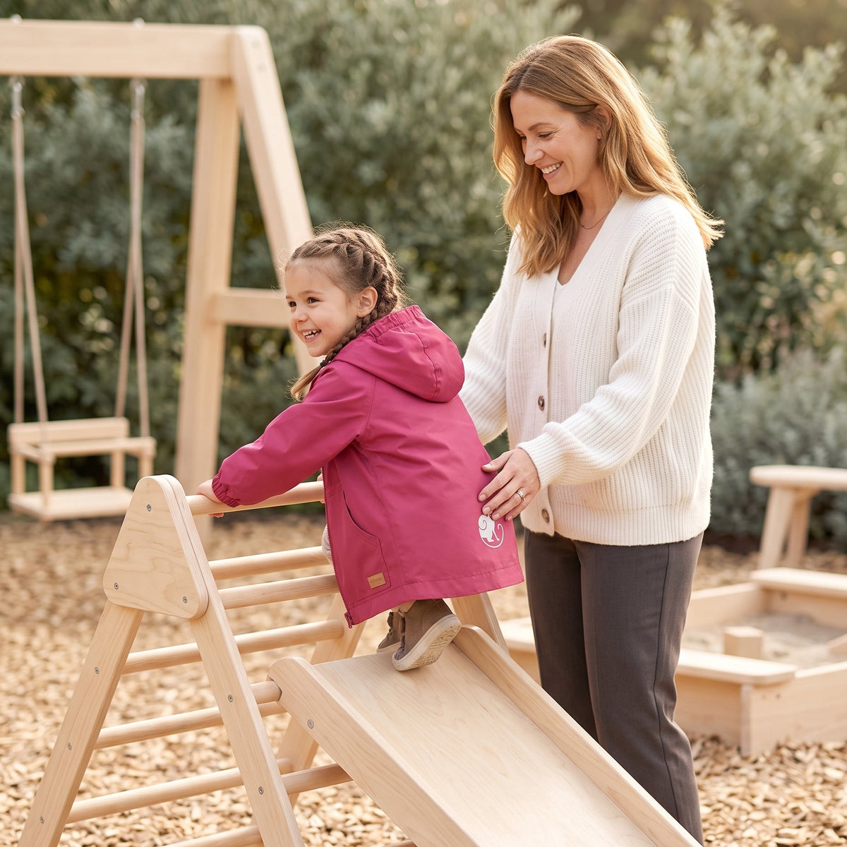 Monkey Mum® Šuštiaková bunda s raglánovým rukávom - Vínová