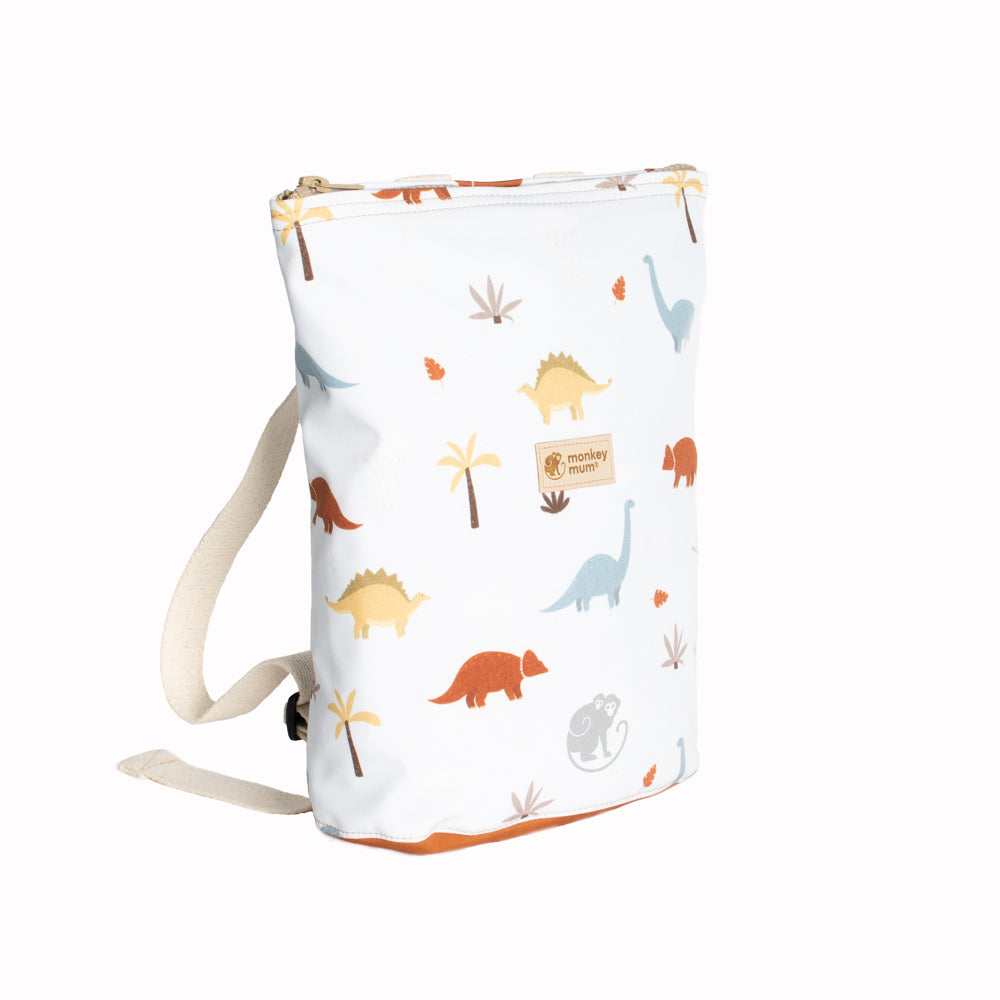 Detský softshellový batôžtek Monkey Mum® - Dinosauří príbeh
