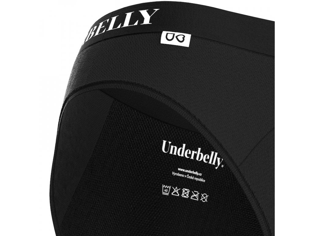 Menštruačné nohavičky Underbelly univers, Silnejšia menštruácia - čierne