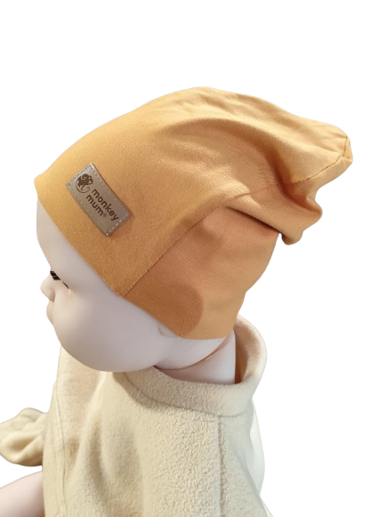 Čiapka Monkey Mum® - Horčicová