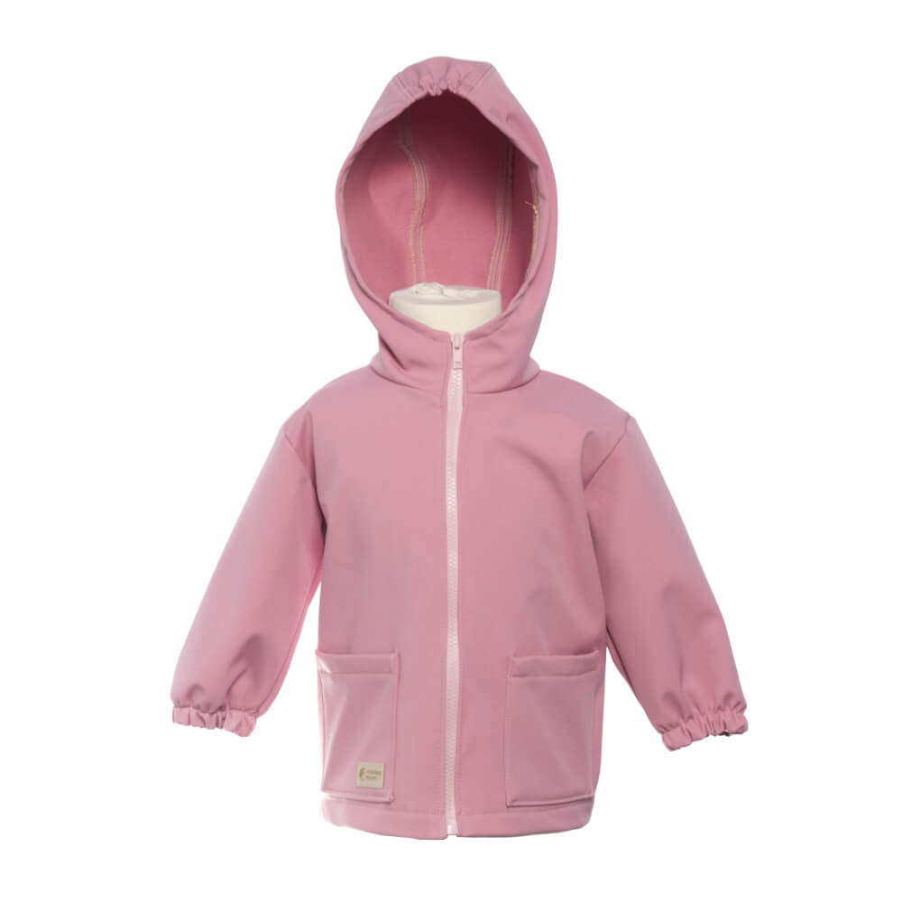 Detská softshellová bunda s membránou Monkey Mum® - Cukrová vata