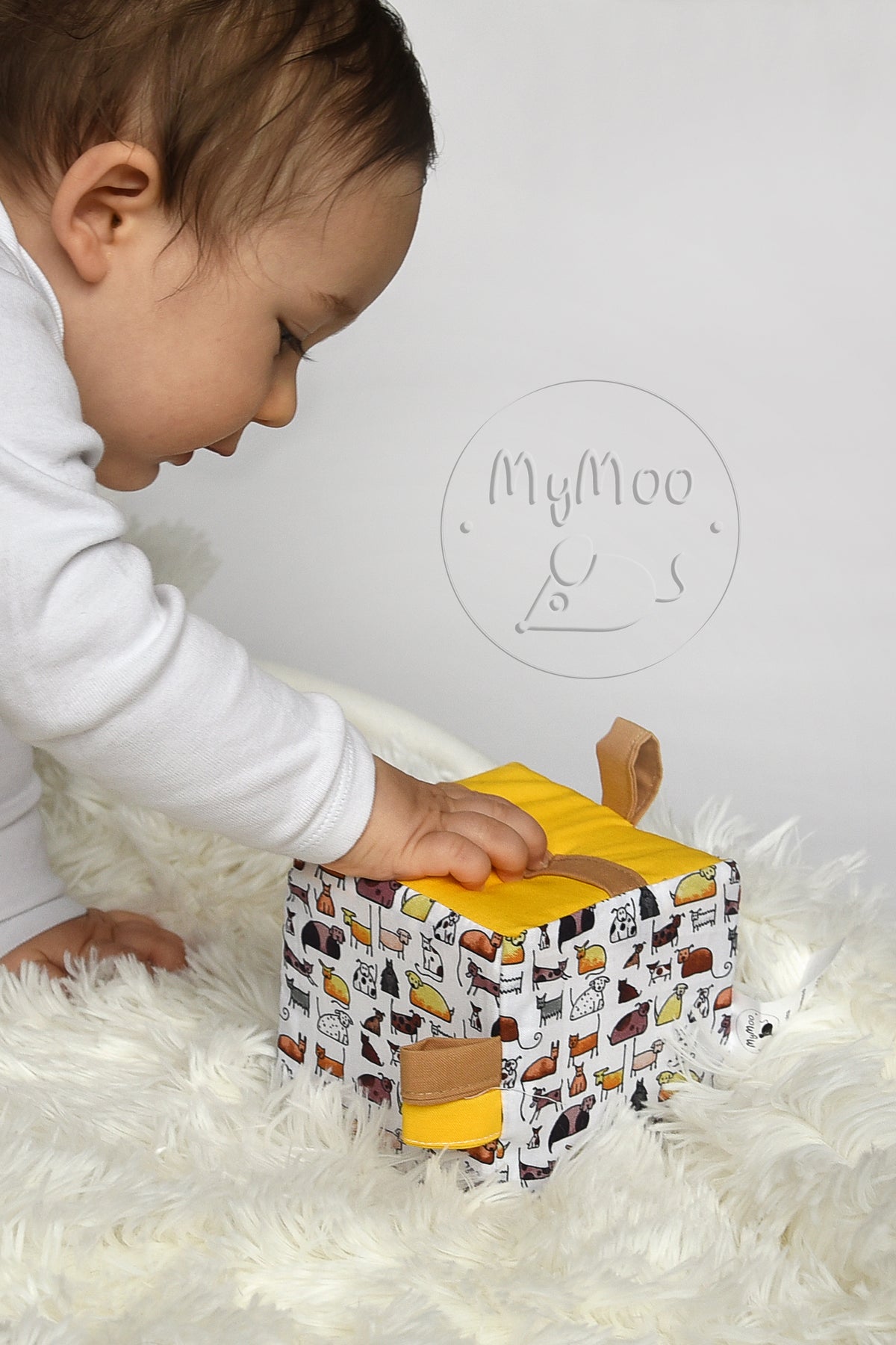 MyMoo Úchopová kocka Busy cube - Psíkovia