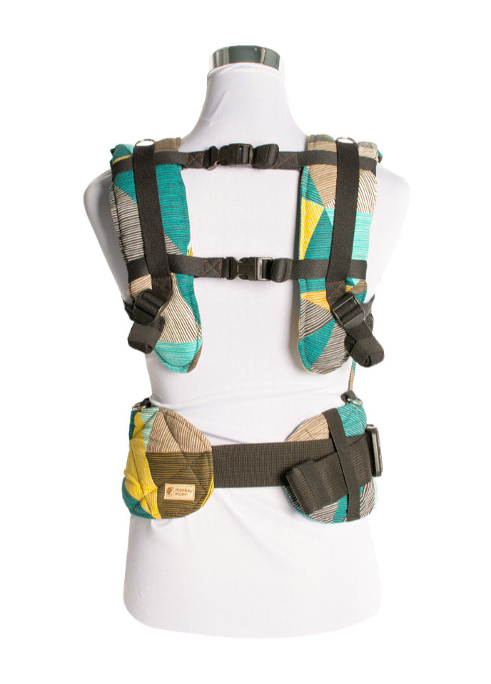 Monkey Mum® Ergonomické rastúce nosidlo Carrie - Pôvab geometrie
