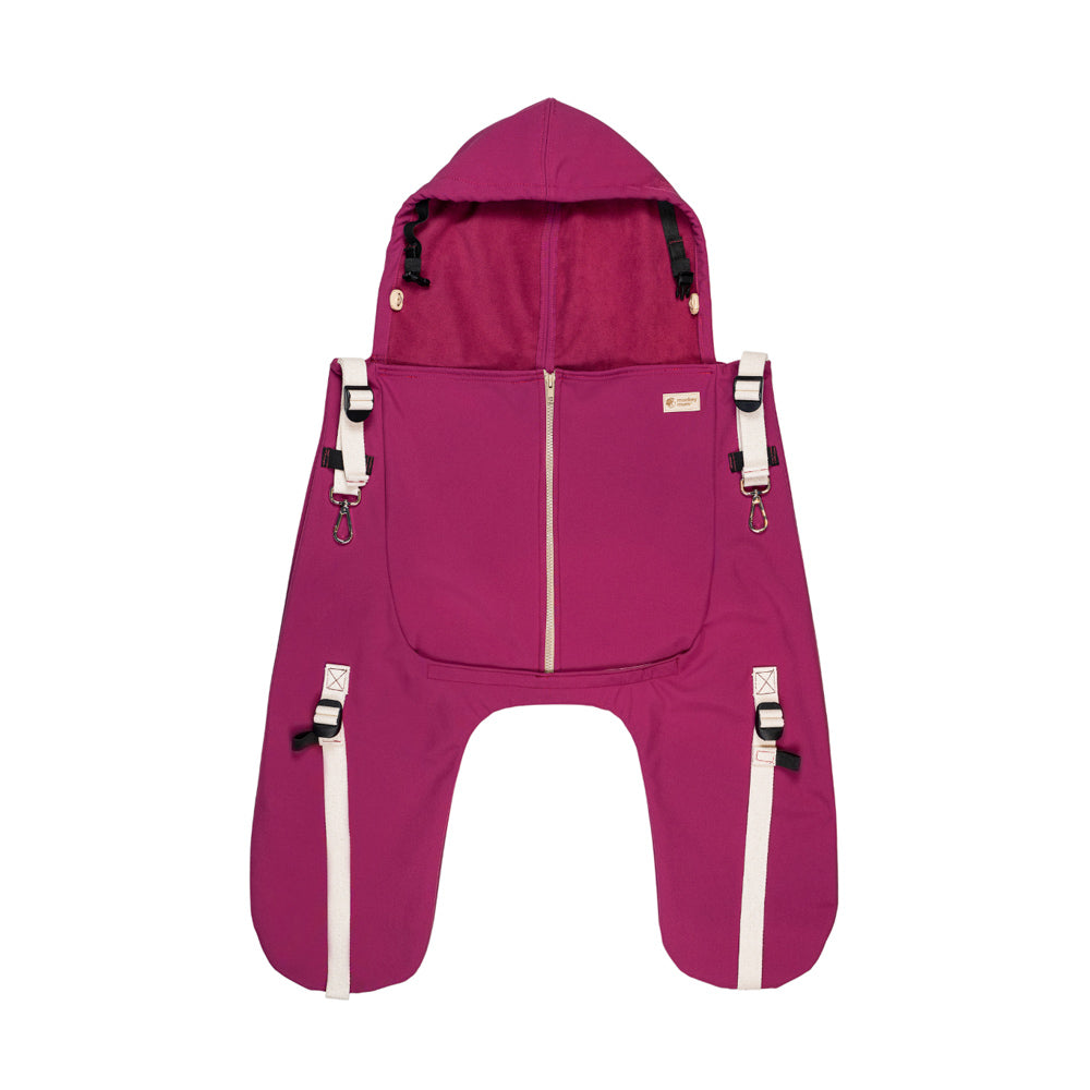 Monkey Mum® Zatepľovacia softshellová kapsa na nosič alebo do kočíka Carrie - Lienka