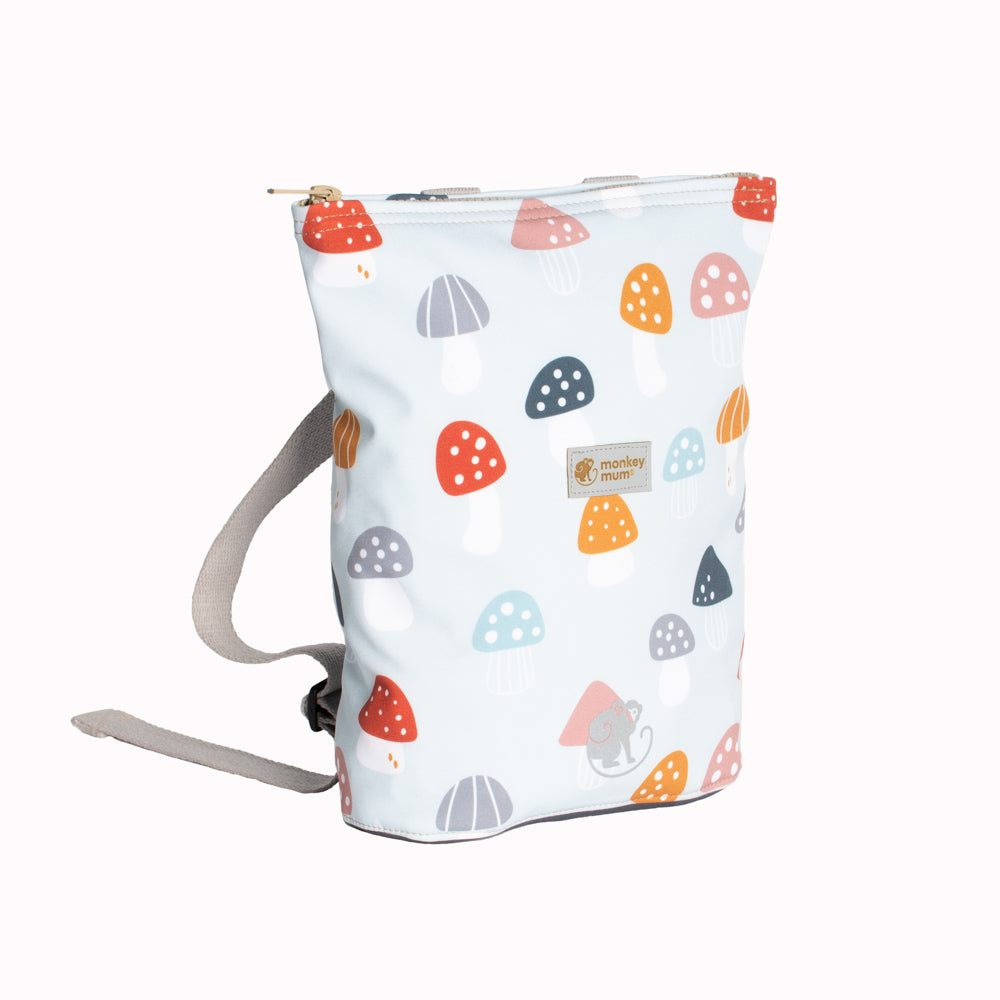 Detský softshellový batôžtek Monkey Mum® - Pestrofarebné muchotrávky