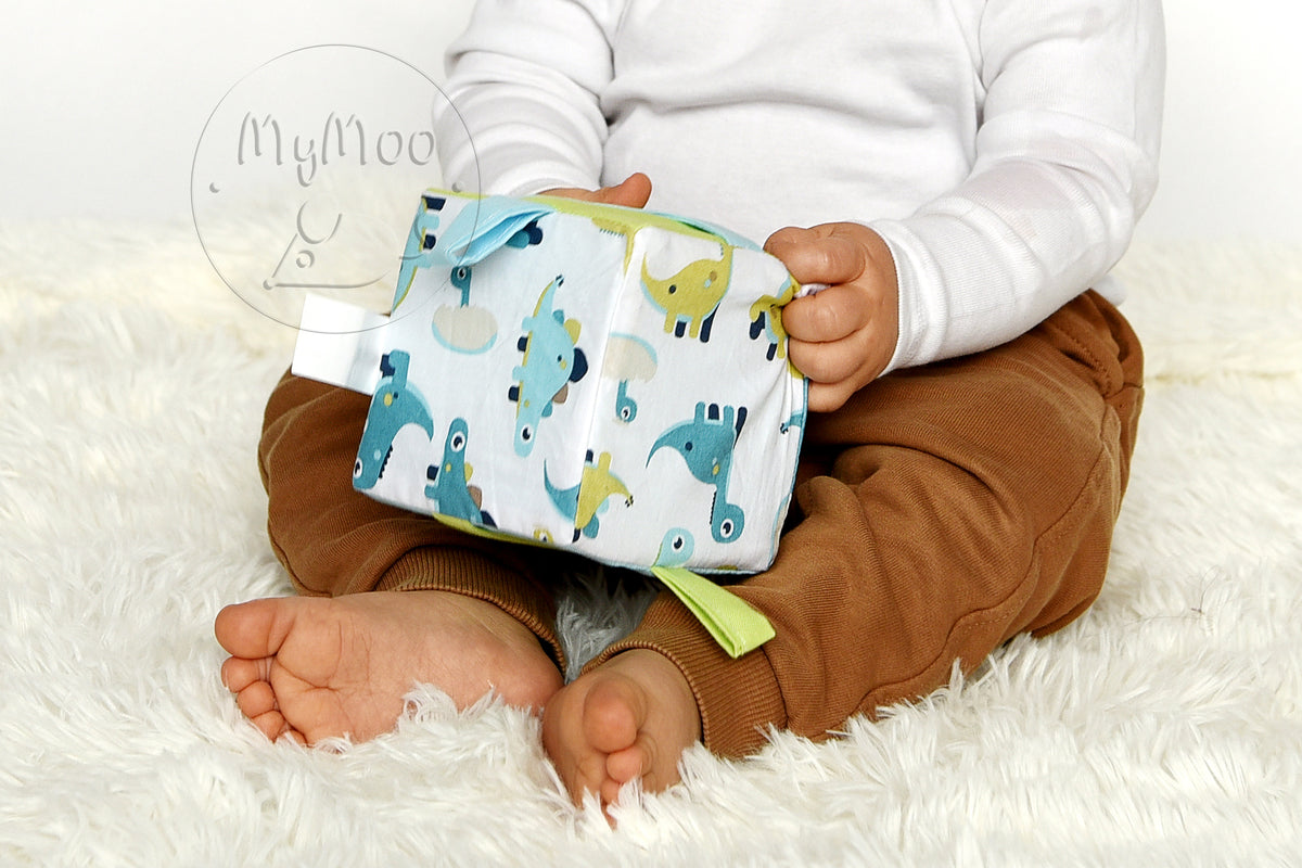 MyMoo Úchopová kocka Busy cube - Dinosaury