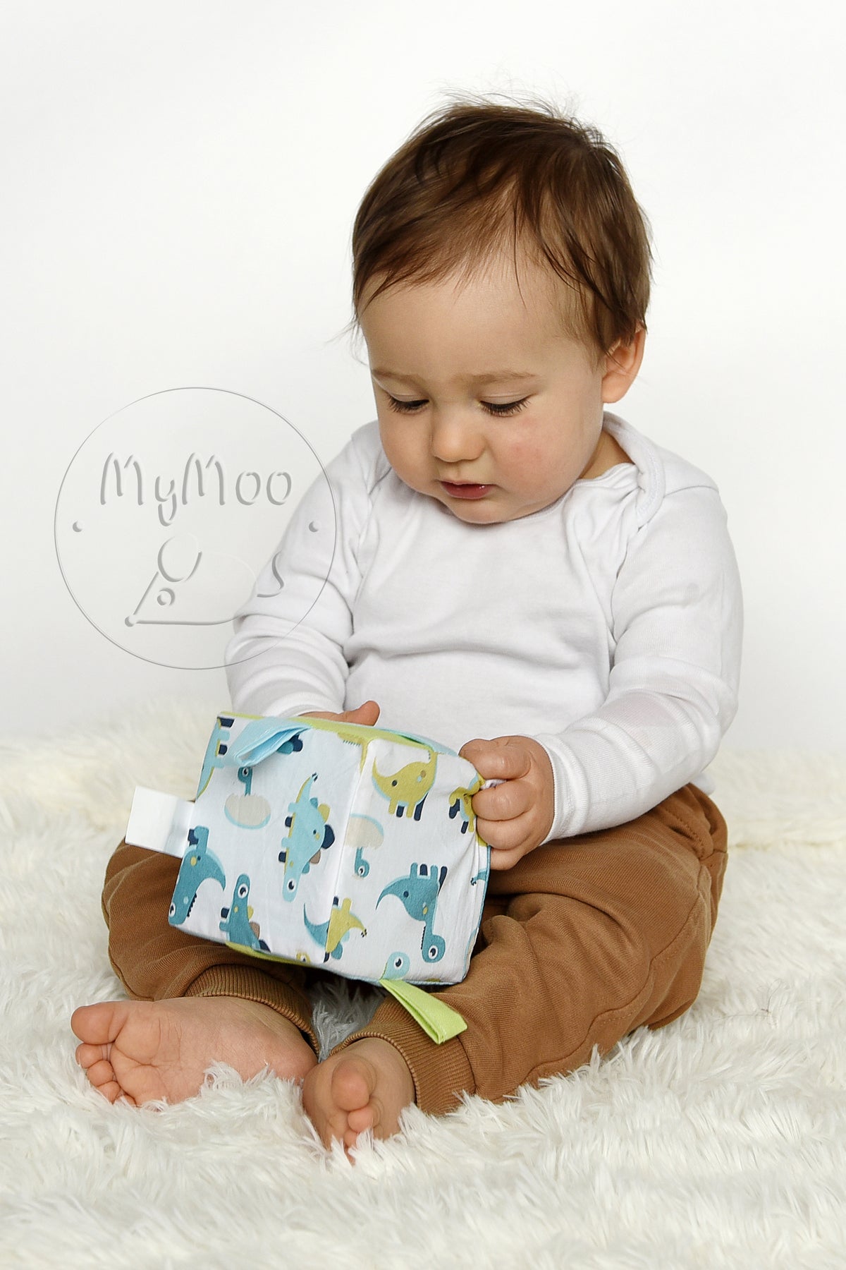 MyMoo Úchopová kocka Busy cube - Dinosaury