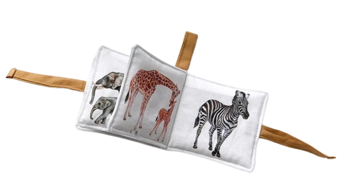 MyMoo Mini soft book - Prechádzka divočinou