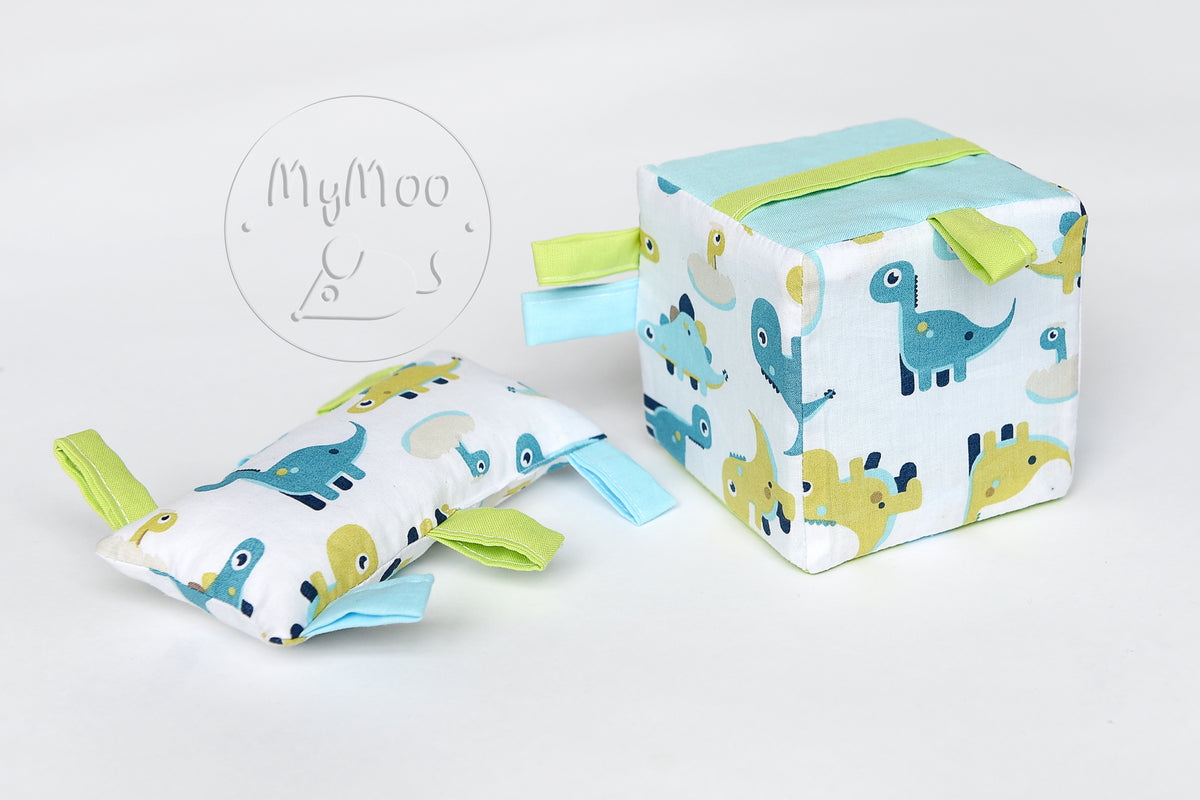 MyMoo Úchopová kocka Busy cube - Dinosaury